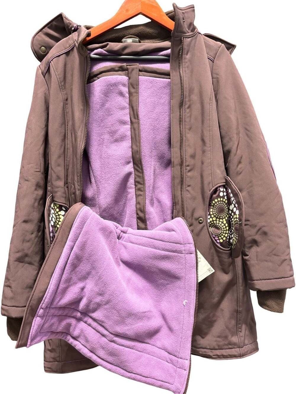 Liliputi Mama Coat Women’s Small 4-in-1 Babywearing Maternity Softshell Jacket